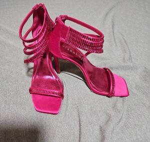 Gianni Bini Pink Strappy Heels with Stiletto